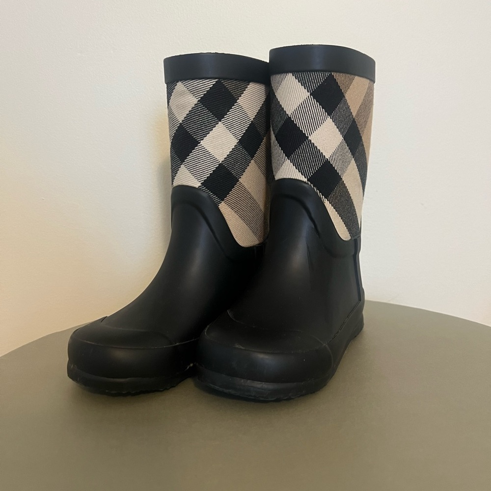 Toddler Authentic Burberry Ranmoor rain boots